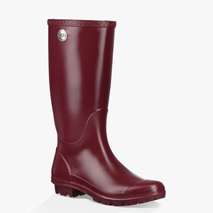 Ugg Shelby Matte Rain Alla Väderstövlar Dam Röda (752469DJO)